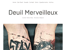 Tablet Screenshot of deuilmerveilleux.com